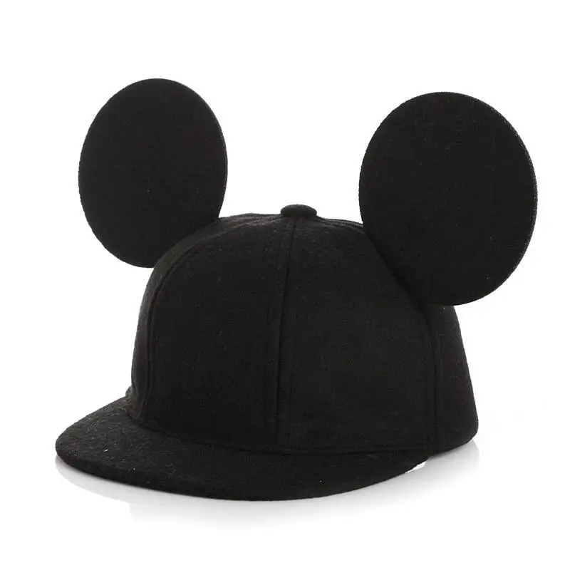Seioum wool Womens Cartoon Cute Big Mouse Ears Eyes Snapback Hats men Cap Hip Hop Baseball Caps Female Topee Sun Hat For Women
Seioum wool Womens Cartoon Cute Big Mouse Ears Eyes Snapback Hats men Cap Hip Hop Baseball Caps Female Topee Sun Hat For Women