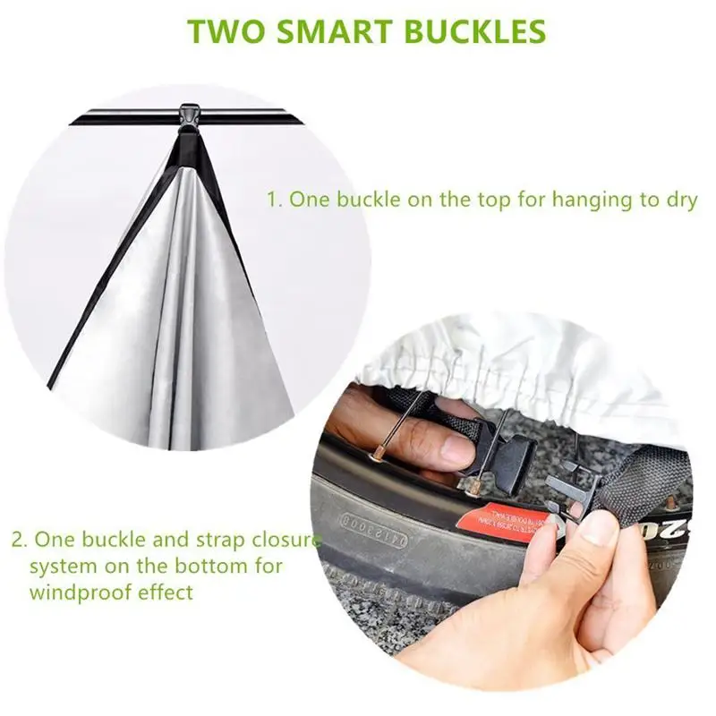 Weather Proof Bike Cover Outdoor Dustproof Bicycle Cover with Lockhole for Mountain/Road Bike
Weather Proof Bike Cover Outdoor Dustproof Bicycle Cover with Lockhole for Mountain/Road Bike