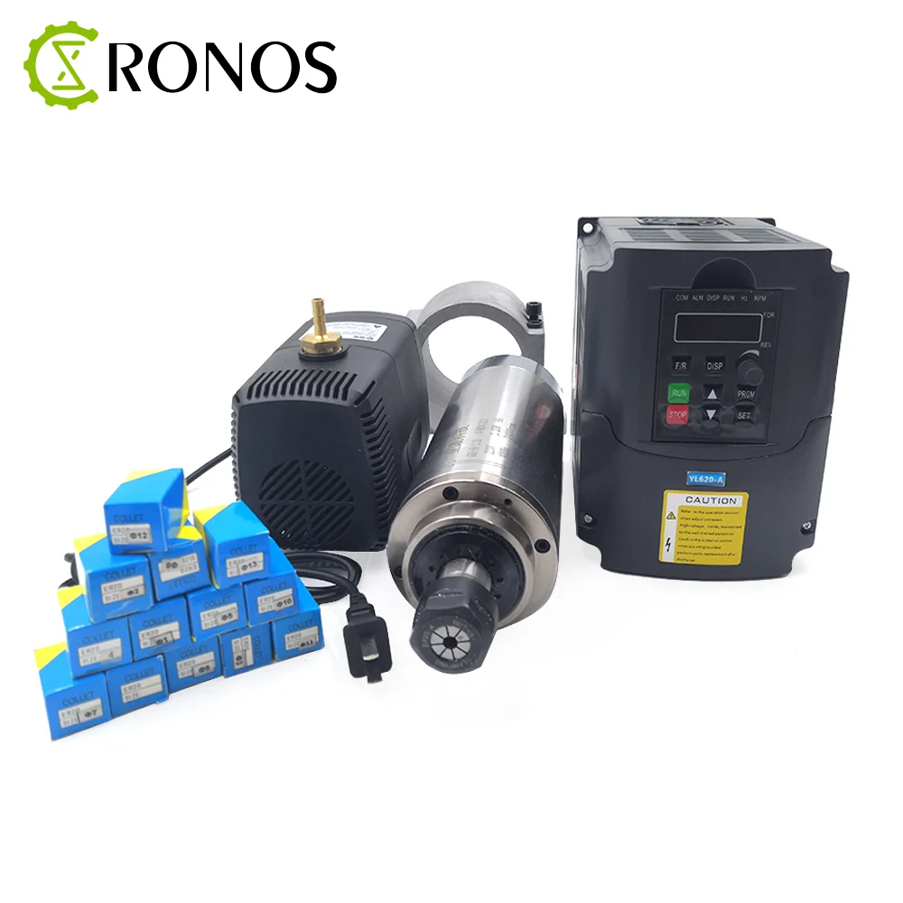 2.2kw 220V Inverter Water Cooled Spindle Motor ER20 80mm Clamp Water Pump Head 3.5m /5m Pipe 13pcs ER20 For CNC Wood Router
2.2kw 220V Inverter Water Cooled Spindle Motor ER20 80mm Clamp Water Pump Head 3.5m /5m Pipe 13pcs ER20 For CNC Wood Router