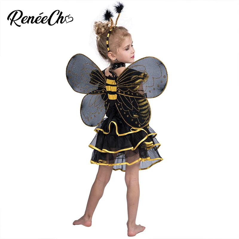 Halloween Costume For Kids Girl Bee Costume Cosplay Cute Child Sunny Honey Bee Costume Dress Headband Wing 3 piece Suit
Halloween Costume For Kids Girl Bee Costume Cosplay Cute Child Sunny Honey Bee Costume Dress Headband Wing 3 piece Suit
