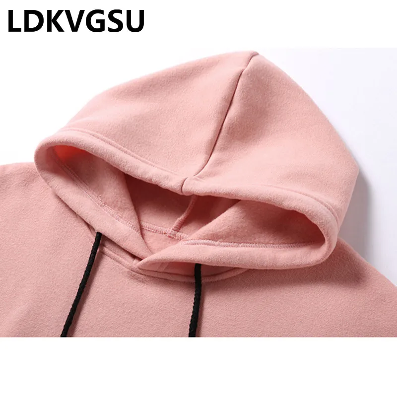 2018 Autumn Winter New Korean Women Hoodies Loose Plus Size Solid Color Hooded Pullover Sweatershirt Female Short Top Coat Is720
2018 Autumn Winter New Korean Women Hoodies Loose Plus Size Solid Color Hooded Pullover Sweatershirt Female Short Top Coat Is720