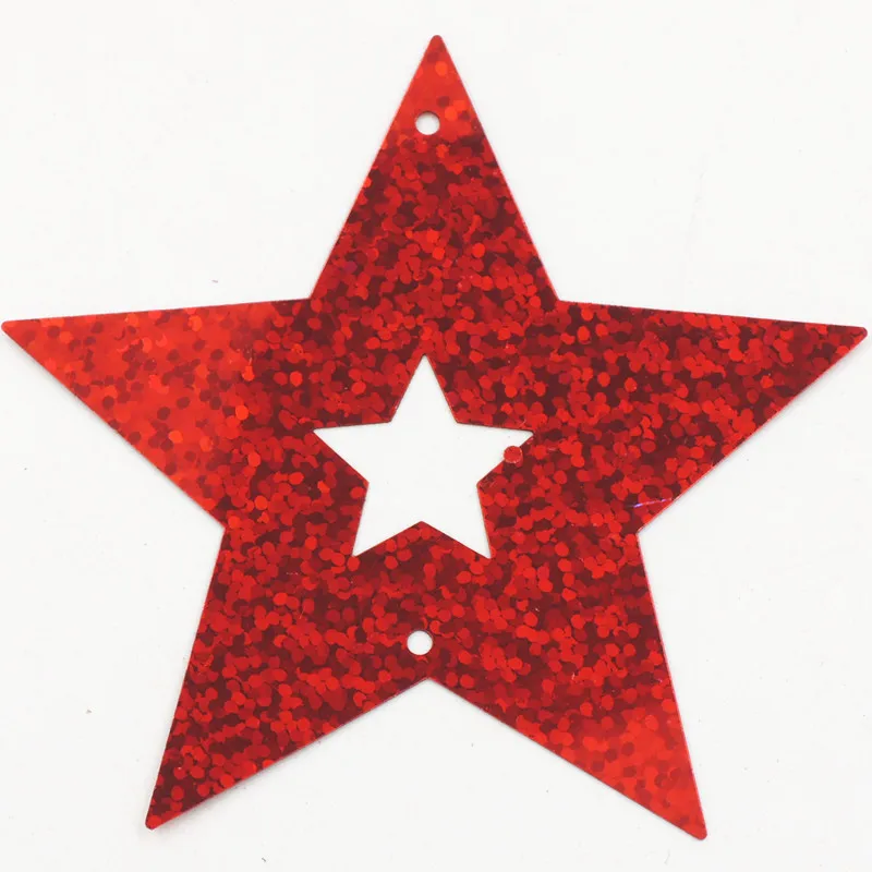 20Pcs/Lot 70mm Laser Sequin Hollow Five-Pointed Sequins PVC Pendant Paillettes DIY Wedding Party Sewing Lentejuelas Accessories
20Pcs/Lot 70mm Laser Sequin Hollow Five-Pointed Sequins PVC Pendant Paillettes DIY Wedding Party Sewing Lentejuelas Accessories