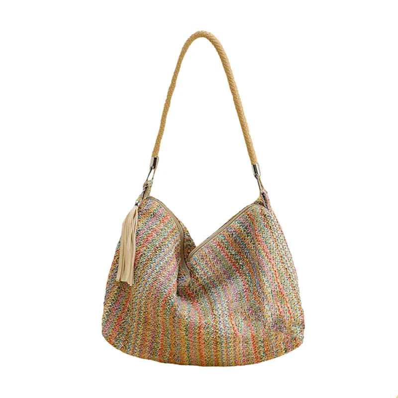 Women Handbag INS Popular Female Tassel Summer Beach Straw Bag Lady Large Casual Tote Weave Shoulder Bag Travel Bolsa SS3157
Women Handbag INS Popular Female Tassel Summer Beach Straw Bag Lady Large Casual Tote Weave Shoulder Bag Travel Bolsa SS3157