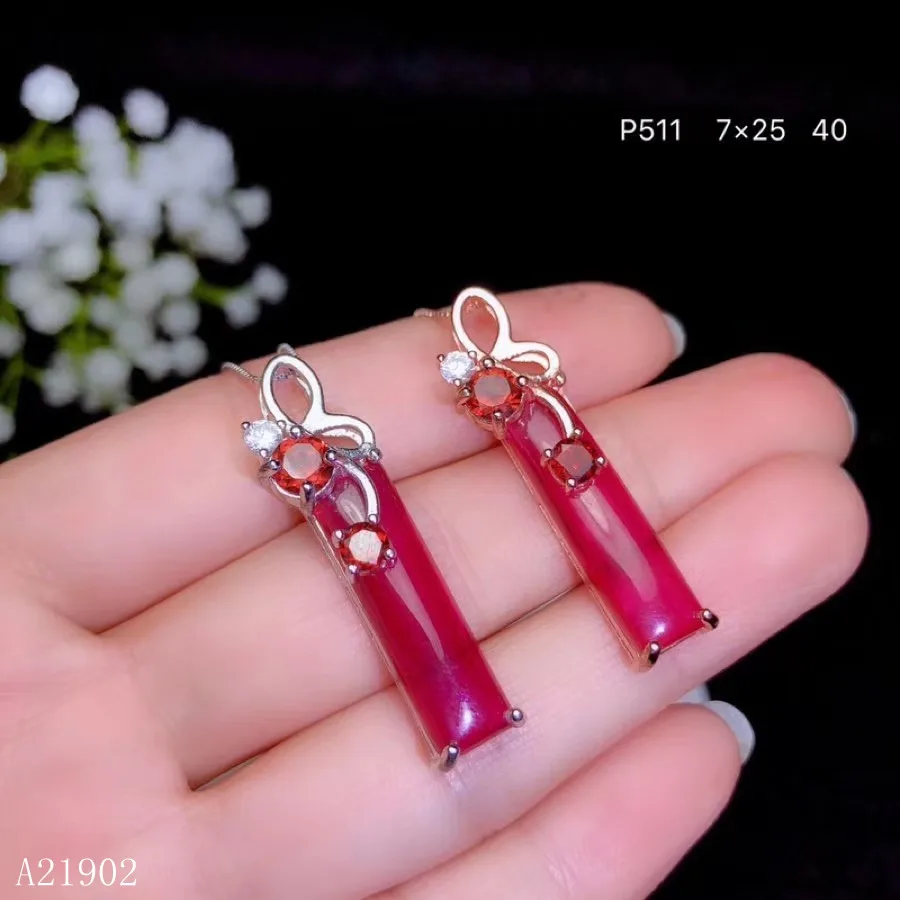 KJJEAXCMY boutique jewelry 925 sterling silver inlaid natural gemstone red corundum female luxury pendant necklace support test
KJJEAXCMY boutique jewelry 925 sterling silver inlaid natural gemstone red corundum female luxury pendant necklace support test