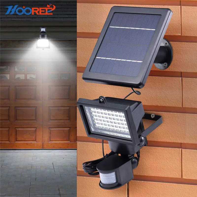 HOOREE 60 LED Solar Lamp Solar Power Energy Motion Sensor Led Outdoor Light Garden Solar Security Wall Light Garage Waterfroof
HOOREE 60 LED Solar Lamp Solar Power Energy Motion Sensor Led Outdoor Light Garden Solar Security Wall Light Garage Waterfroof