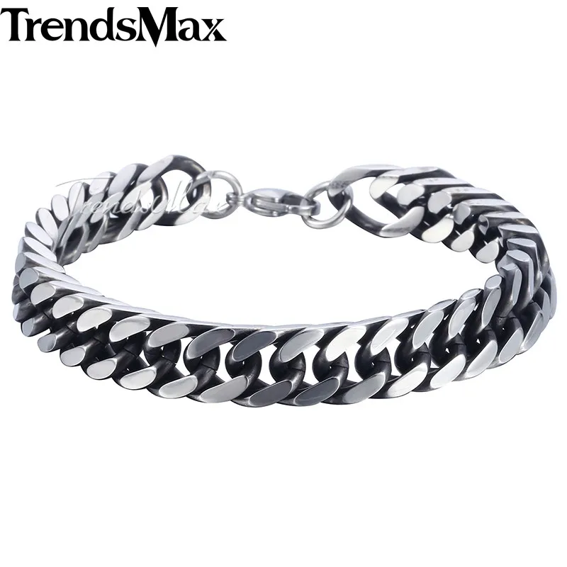 Mens Bracelets Double Rombo Curb Link Chain Stainless Steel Bracelet For Male Jewelry Dropshipping Wholesale 8mm KKBM149
Mens Bracelets Double Rombo Curb Link Chain Stainless Steel Bracelet For Male Jewelry Dropshipping Wholesale 8mm KKBM149
