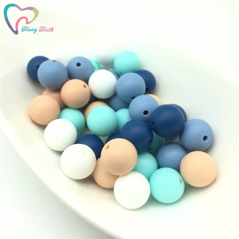 Teeny Teeth 100 PCS MIX Blue Peach Round Silicone 12-15 MM BPA Free Dental Care Jewelry Accessories Silikon Baby Teething Beads
Teeny Teeth 100 PCS MIX Blue Peach Round Silicone 12-15 MM BPA Free Dental Care Jewelry Accessories Silikon Baby Teething Beads