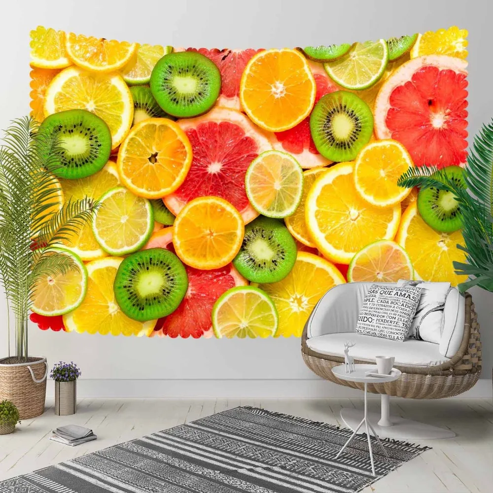Else Yellow Green Red Slices of Orange Kiwi Lemons 3D Print Decorative Hippi Bohemian Wall Hanging Landscape Tapestry Wall Art
Else Yellow Green Red Slices of Orange Kiwi Lemons 3D Print Decorative Hippi Bohemian Wall Hanging Landscape Tapestry Wall Art
