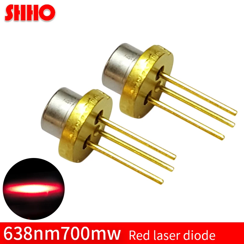 Performance stability high power high quality TO18/5.6mm 2.5V 638nm 700mw red laser diode laser semiconductor electronic parts
Performance stability high power high quality TO18/5.6mm 2.5V 638nm 700mw red laser diode laser semiconductor electronic parts