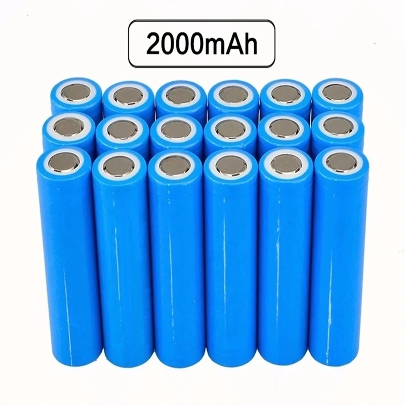 GTF 18pcs 18650 Battery 3.7v rechargeable Li-ion Battery 18650 Battery Real Full 2000MAH Capacity rechargeable lithium Batteries
GTF 18pcs 18650 Battery 3.7v rechargeable Li-ion Battery 18650 Battery Real Full 2000MAH Capacity rechargeable lithium Batteries