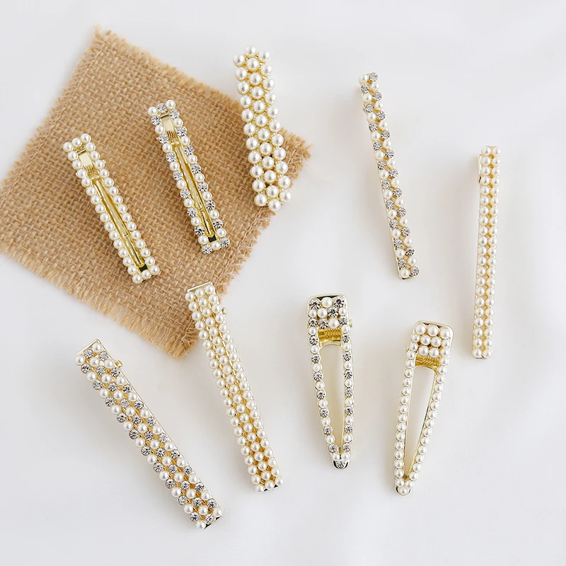 Woman Simple Pearl Diamond Hairpin Elegant And Temperament Contracted Adult Hair Top Clip Girls Hair Accessories
Woman Simple Pearl Diamond Hairpin Elegant And Temperament Contracted Adult Hair Top Clip Girls Hair Accessories