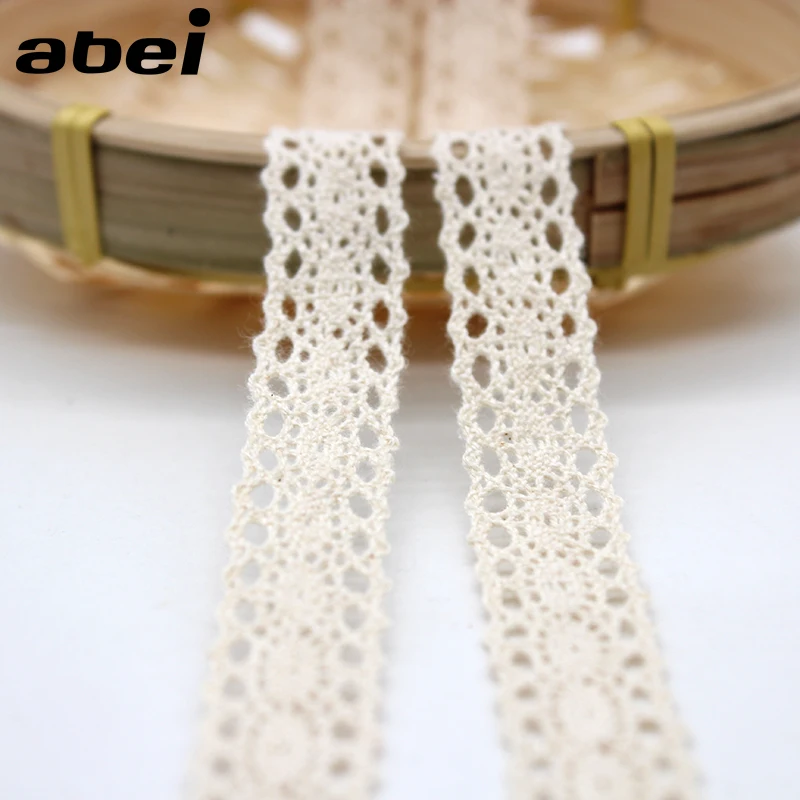 10yards/lot 1.5cm Cotton Lace Fabric Wedding Party Craft Gift Packing Decoration Beige Ribbon Dress Home Sewing Cotton Material
10yards/lot 1.5cm Cotton Lace Fabric Wedding Party Craft Gift Packing Decoration Beige Ribbon Dress Home Sewing Cotton Material