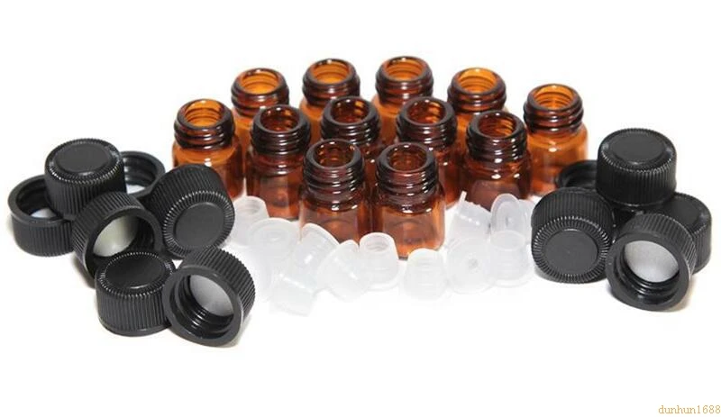 5000pcs/lot 1ml 2ml Mini Amber Glass Essential Oil Sample Bottles Reducer & Cap Refillable Bottles Glass Vials For Sale#45
5000pcs/lot 1ml 2ml Mini Amber Glass Essential Oil Sample Bottles Reducer & Cap Refillable Bottles Glass Vials For Sale#45