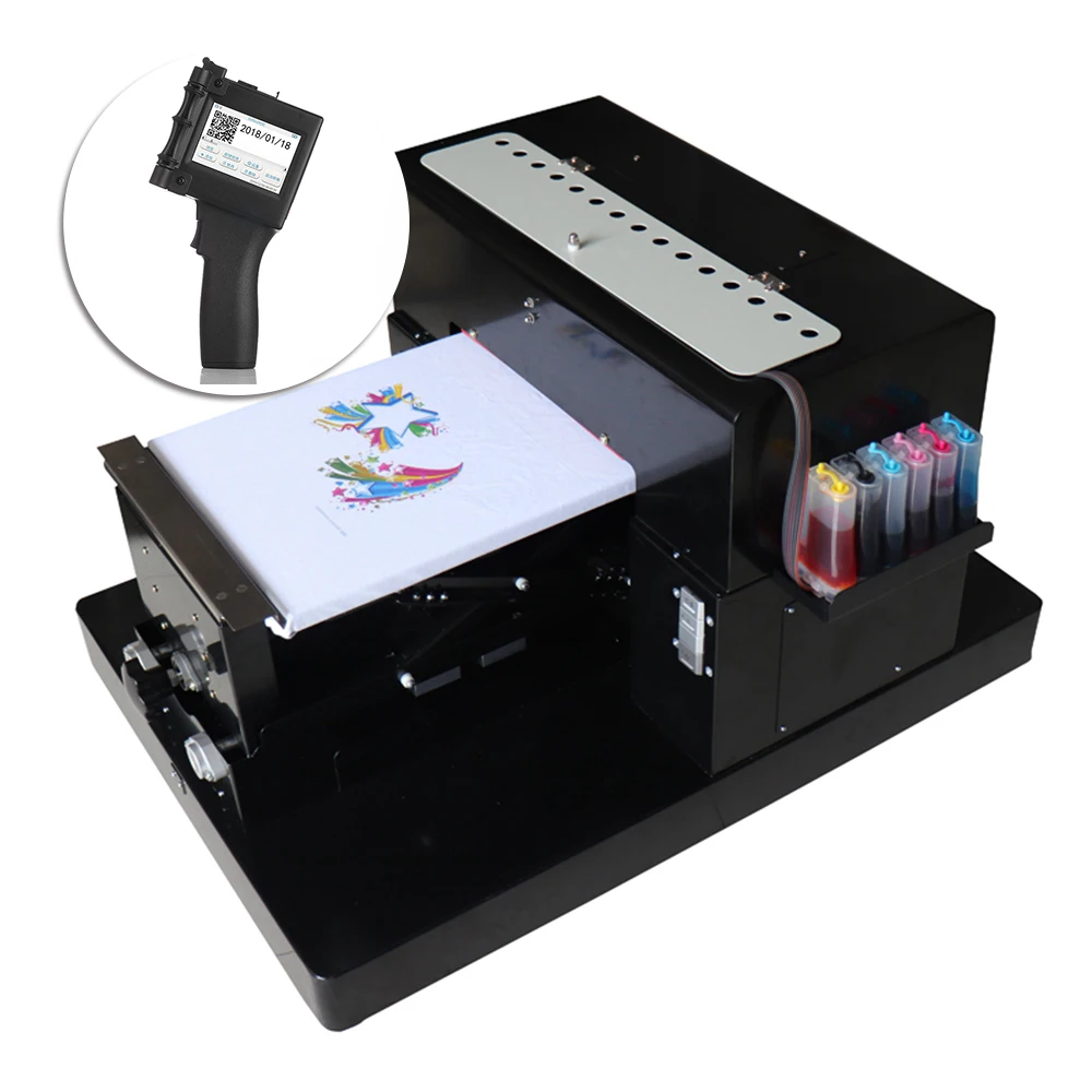 A3 Flatbed Printer T-shirt Printer For T-Shirt PVC Card Phone Case Printing Machine & Handheld Printer For Paper Wood Metal
A3 Flatbed Printer T-shirt Printer For T-Shirt PVC Card Phone Case Printing Machine & Handheld Printer For Paper Wood Metal