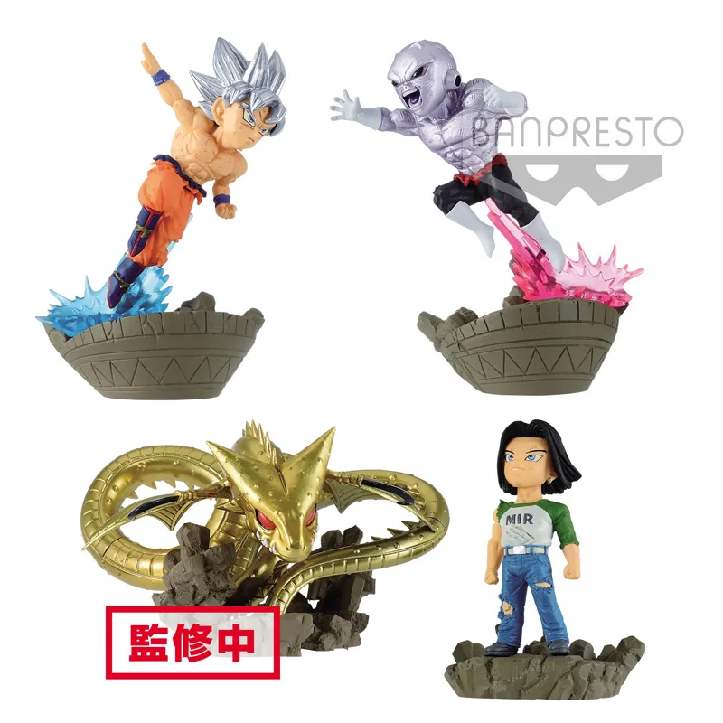 Оригинальный Banpresto Dragon ball super world collectable Diorama Vol.2 WCD Goku Jiren Android No.17 Фигурки ПВХ модель
