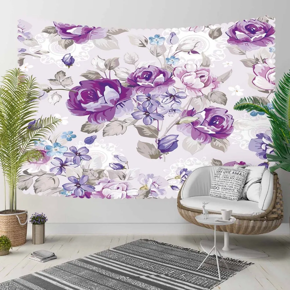 Else Purple Vintage Roses Flowers Floral Authentic 3D Print Decorative Hippi Bohemian Wall Hanging Landscape Tapestry Wall Art
Else Purple Vintage Roses Flowers Floral Authentic 3D Print Decorative Hippi Bohemian Wall Hanging Landscape Tapestry Wall Art
