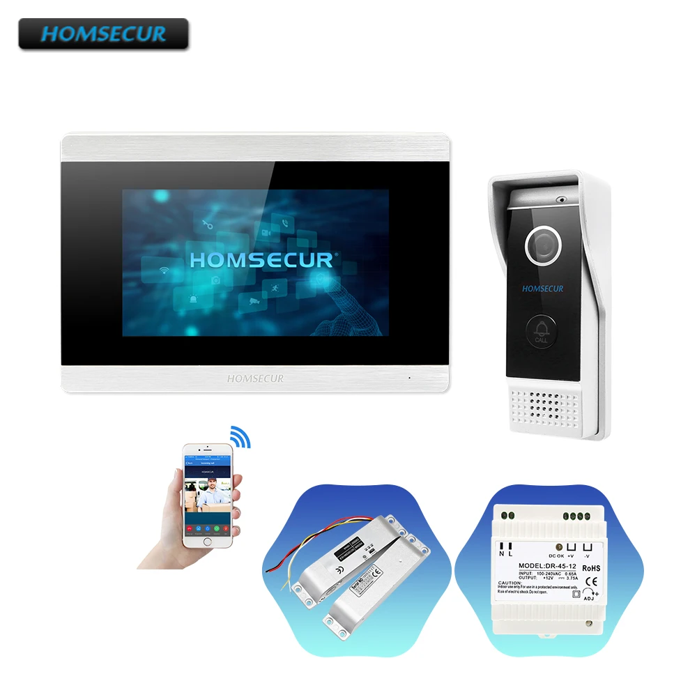 Проводной IP-видеодомофон HOMSECUR, система вызова для входных дверей с записью и снимком, блокировка болтов, включена для домашней безопасности...
Проводной IP-видеодомофон HOMSECUR, система вызова для входных дверей с записью и снимком, блокировка болтов, включена для домашней безопасности...