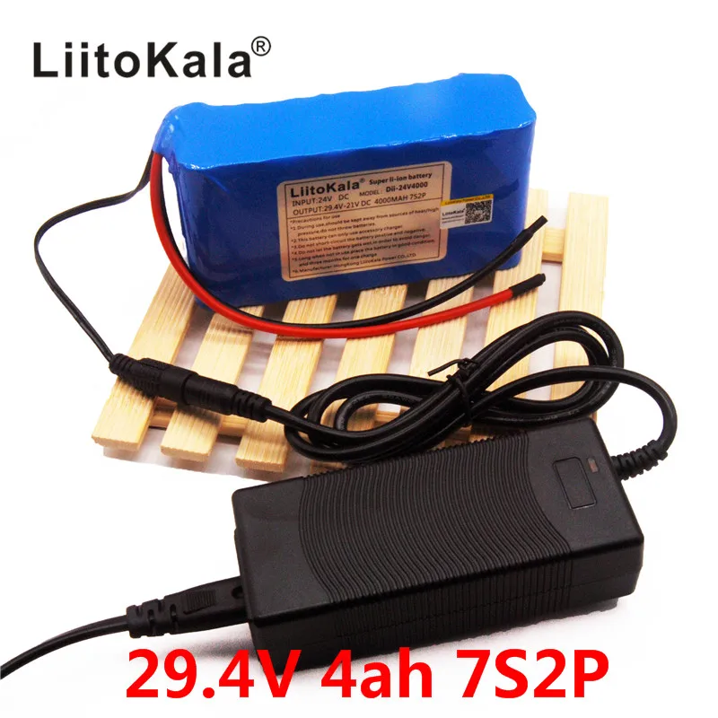 Аккумулятор HK LiitoKala 24В 4ач 7S2P 18650, литий-ионный аккумулятор 29,4 в 4000 мА · ч, электрический мопед/электрический мопед + зарядное устройство 2A
Аккумулятор HK LiitoKala 24В 4ач 7S2P 18650, литий-ионный аккумулятор 29,4 в 4000 мА · ч, электрический мопед/электрический мопед + зарядное устройство 2A
