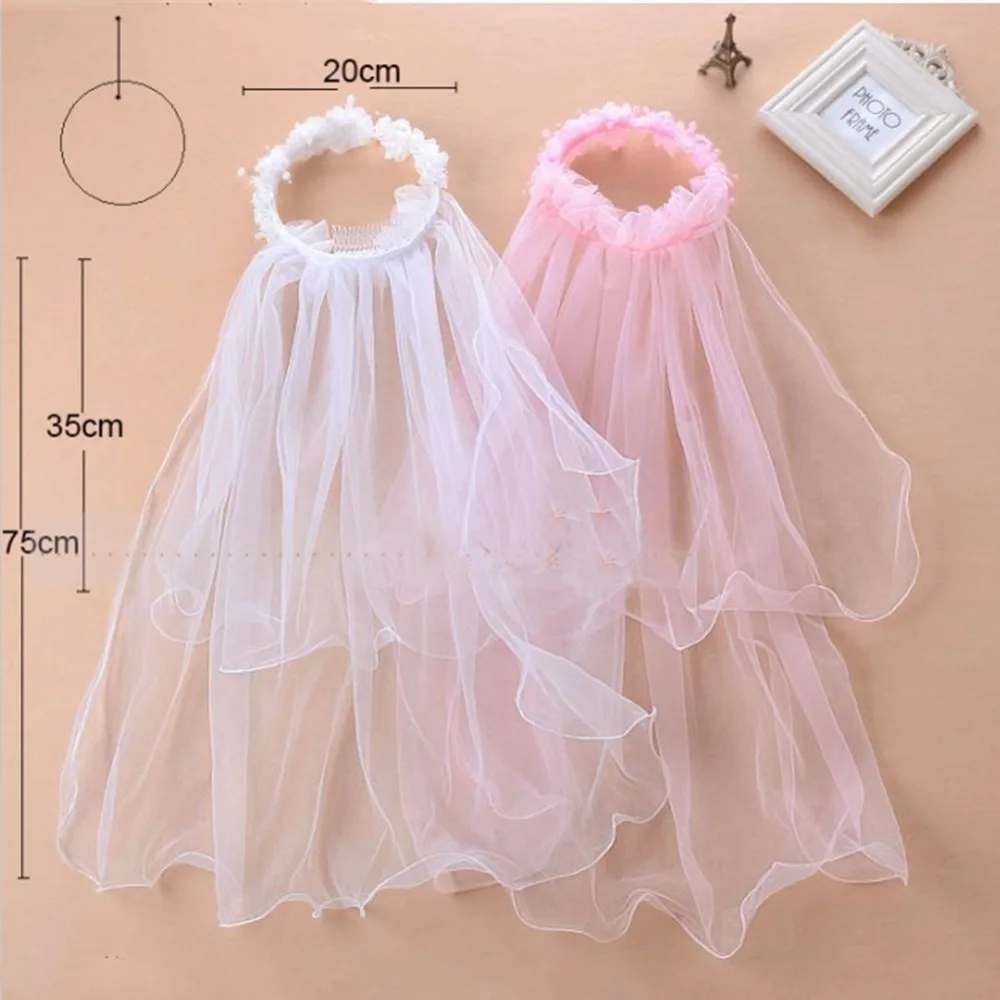 Girls First Communion Veils Headband White Floral Wreath Wedding Veil with Comb Girls White Catholic Religious Hair Accessories
Girls First Communion Veils Headband White Floral Wreath Wedding Veil with Comb Girls White Catholic Religious Hair Accessories
