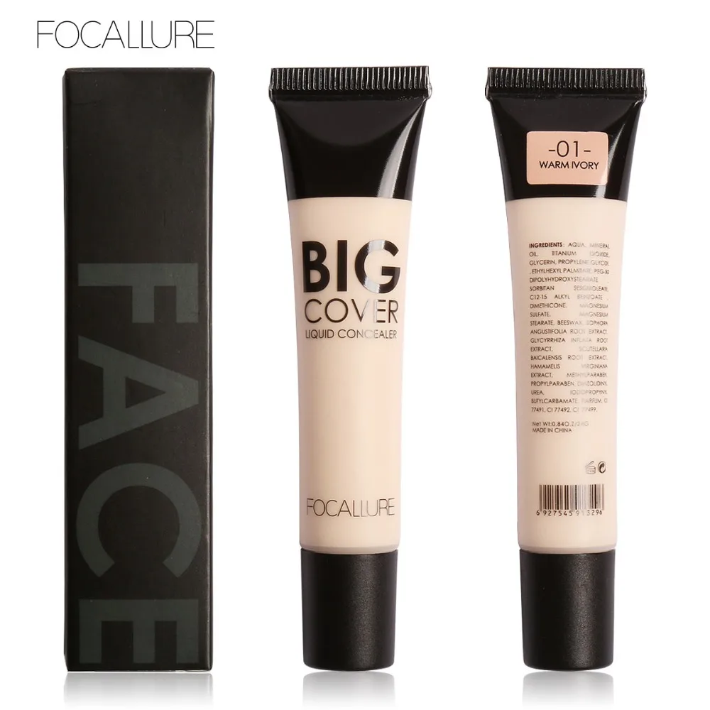 Focallure makeup liquid foundation concealer cream 4 colors big cover whitening concealer contour corretivo maquiagem FA31
Focallure makeup liquid foundation concealer cream 4 colors big cover whitening concealer contour corretivo maquiagem FA31