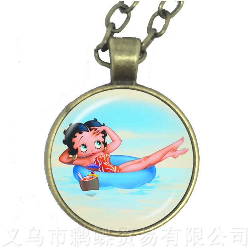 1pcs 25mm Round Glass Cabochon Handmade Betty Boop Sweater Chain For Fridends Pendant Necklace For Best Gifts
1pcs 25mm Round Glass Cabochon Handmade Betty Boop Sweater Chain For Fridends Pendant Necklace For Best Gifts
