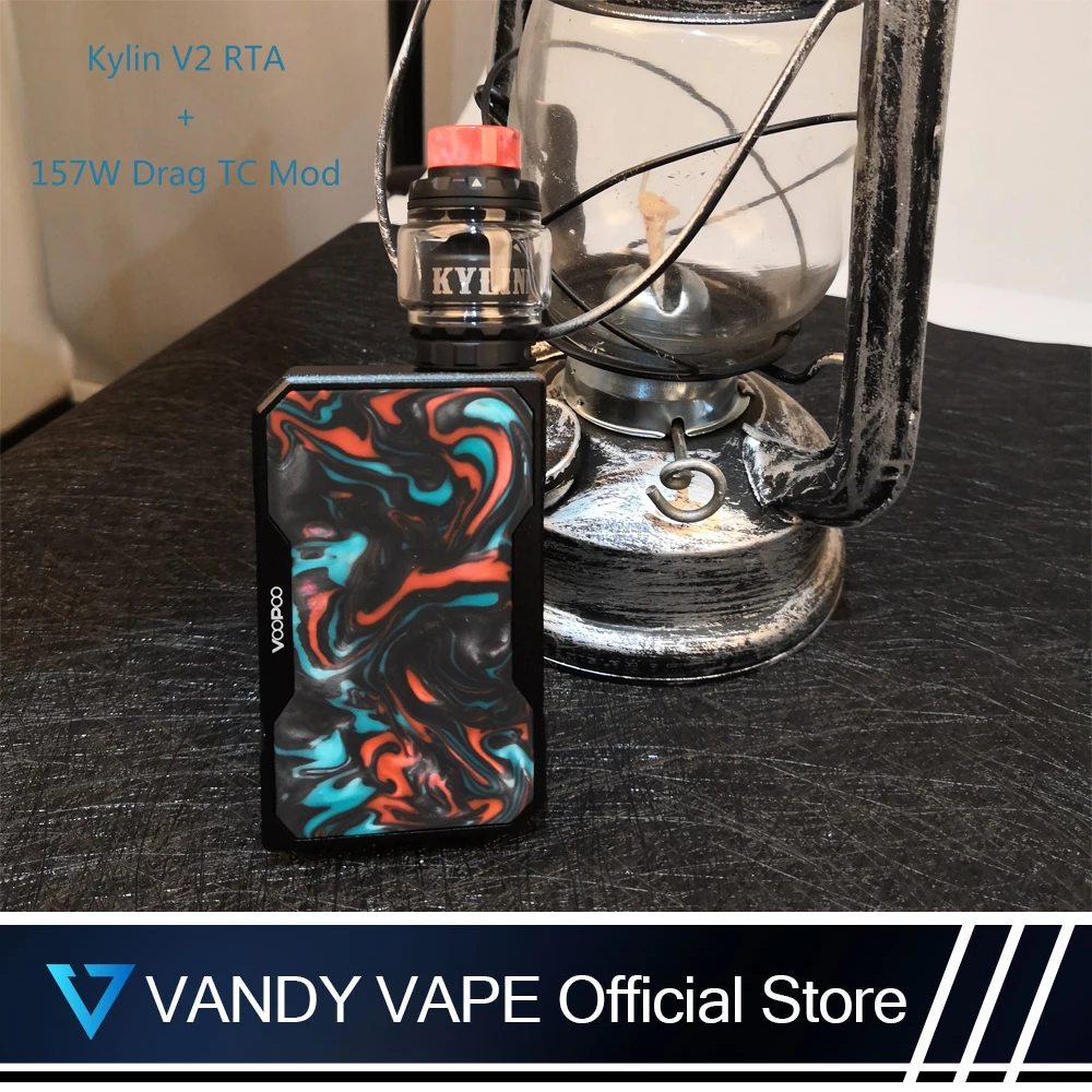 Оригинальный vandy VAPE Kylin V2 RTA бак с 157 W перетащите TC Box Mod VS вейпер 2 электронная