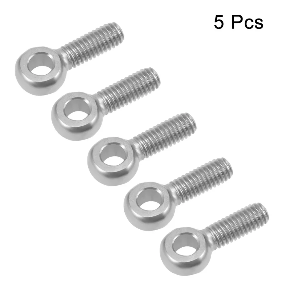 UXCELL 5Pcs Bolts M6 x 20/40mm 304 Stainless Steel Machinery Shoulder Lifting Eye Bolt Metric Thread Fasteners Hardware
UXCELL 5Pcs Bolts M6 x 20/40mm 304 Stainless Steel Machinery Shoulder Lifting Eye Bolt Metric Thread Fasteners Hardware