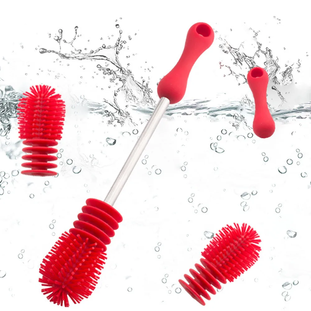 Long-hand Bottle Brush Unique design For Baby Bottles Scrubbing Silicone Cleaning Tool Kitchen Cleaner For Washing Cleaning
Long-hand Bottle Brush Unique design For Baby Bottles Scrubbing Silicone Cleaning Tool Kitchen Cleaner For Washing Cleaning