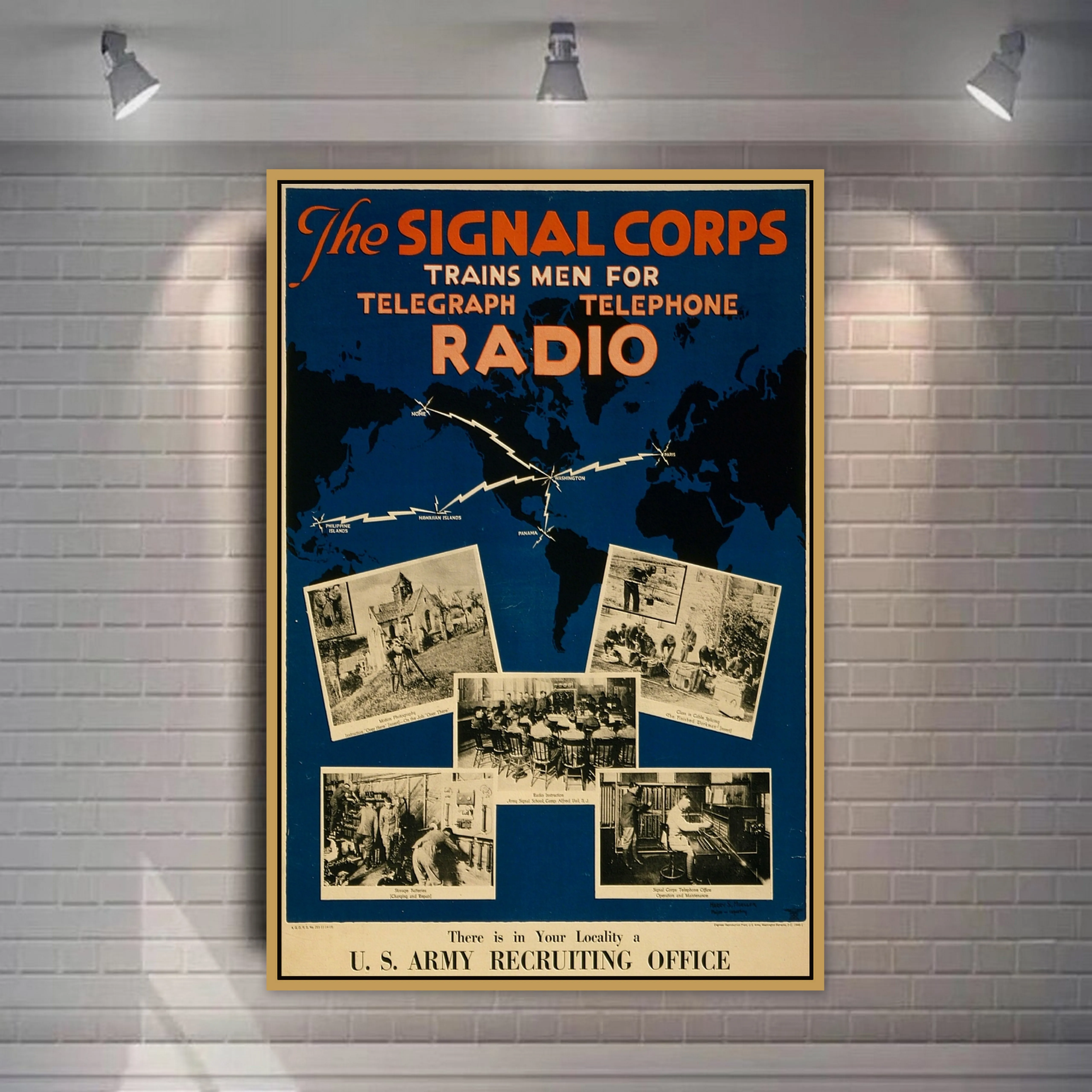 Join the Signal Corps Advertisement Retro Vintage Poster Wall Photo Pictures Wall Art Room Decor Canvas Print
Join the Signal Corps Advertisement Retro Vintage Poster Wall Photo Pictures Wall Art Room Decor Canvas Print