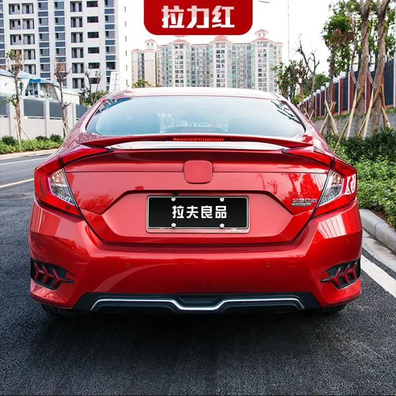For Honda Civic 2016 2017 2018 Rear Wing Spoiler, Trunk Boot Wings Spoilers paint ABS 3m Paste
For Honda Civic 2016 2017 2018 Rear Wing Spoiler, Trunk Boot Wings Spoilers paint ABS 3m Paste