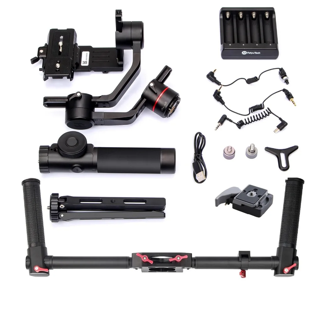 FeiyuTech Feiyu Tech AK2000 3-Axis Camera Stabilizer Handhel Gimbal for Sony Canon Panasonic 2.8 kg Payload With Dual Handle
FeiyuTech Feiyu Tech AK2000 3-Axis Camera Stabilizer Handhel Gimbal for Sony Canon Panasonic 2.8 kg Payload With Dual Handle