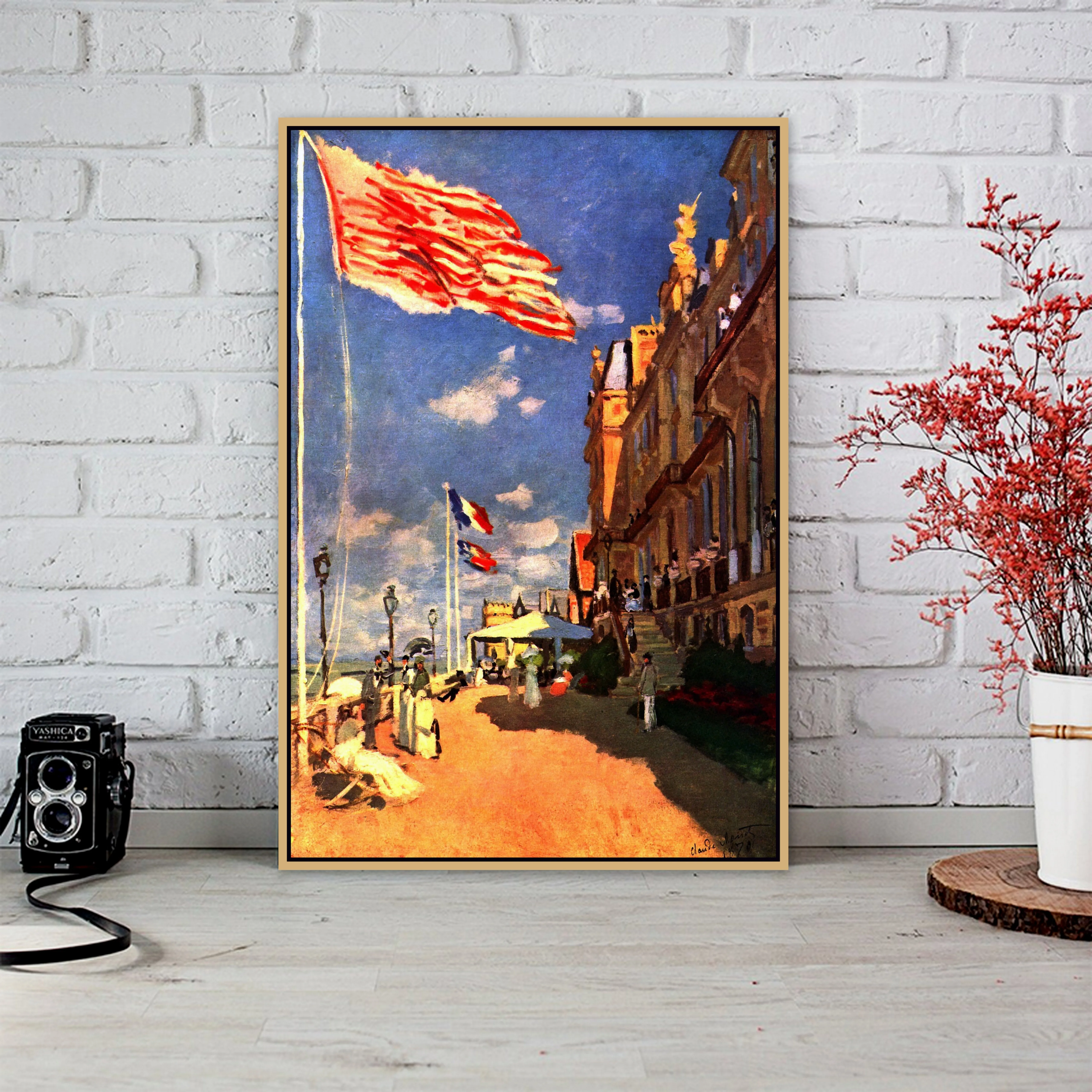 Famous Hotel des Roches Noires At Trouville Monet Oil Painting on Canvas Print Posters Art Wall Pictures Living Room Home Decor
Famous Hotel des Roches Noires At Trouville Monet Oil Painting on Canvas Print Posters Art Wall Pictures Living Room Home Decor