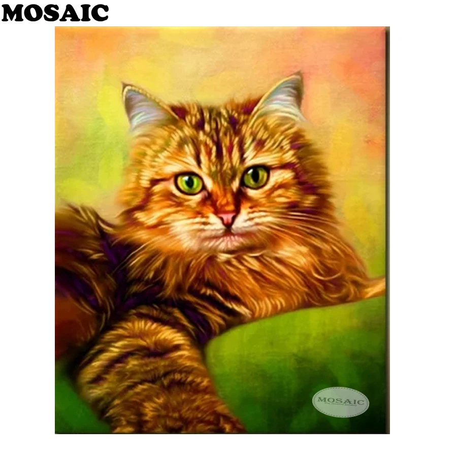 DIY Diamond Embroidery cat animals custom 5D Diamond Painting Cross Stitch Kits Full Diamond Mosaic Home Decoration
DIY Diamond Embroidery cat animals custom 5D Diamond Painting Cross Stitch Kits Full Diamond Mosaic Home Decoration