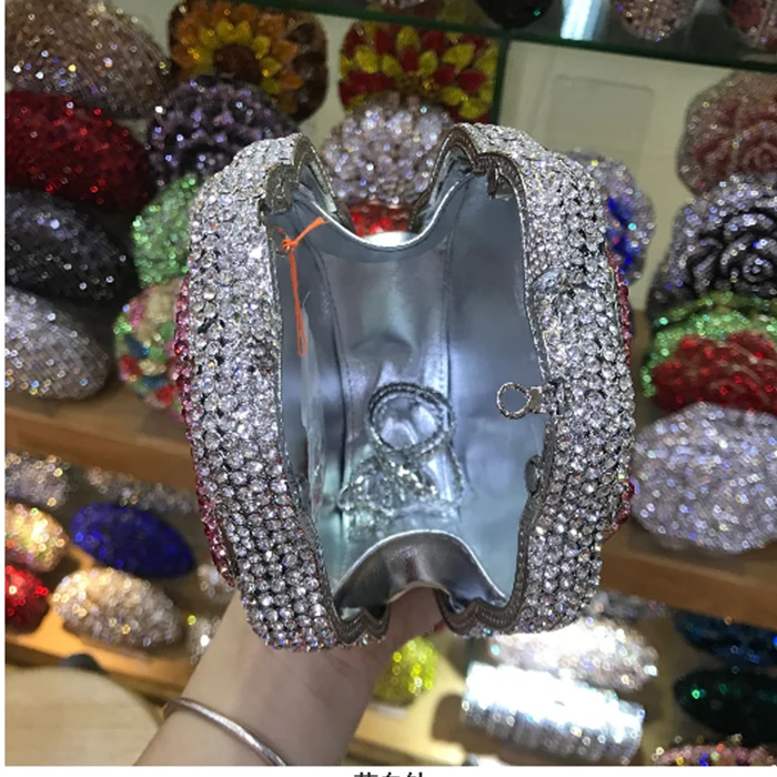 XIYUAN Bridesmaid Minaudiere blue black wedding Evening Bags silver red Diamonds female clutch purse for wedding/party/cocktail
XIYUAN Bridesmaid Minaudiere blue black wedding Evening Bags silver red Diamonds female clutch purse for wedding/party/cocktail