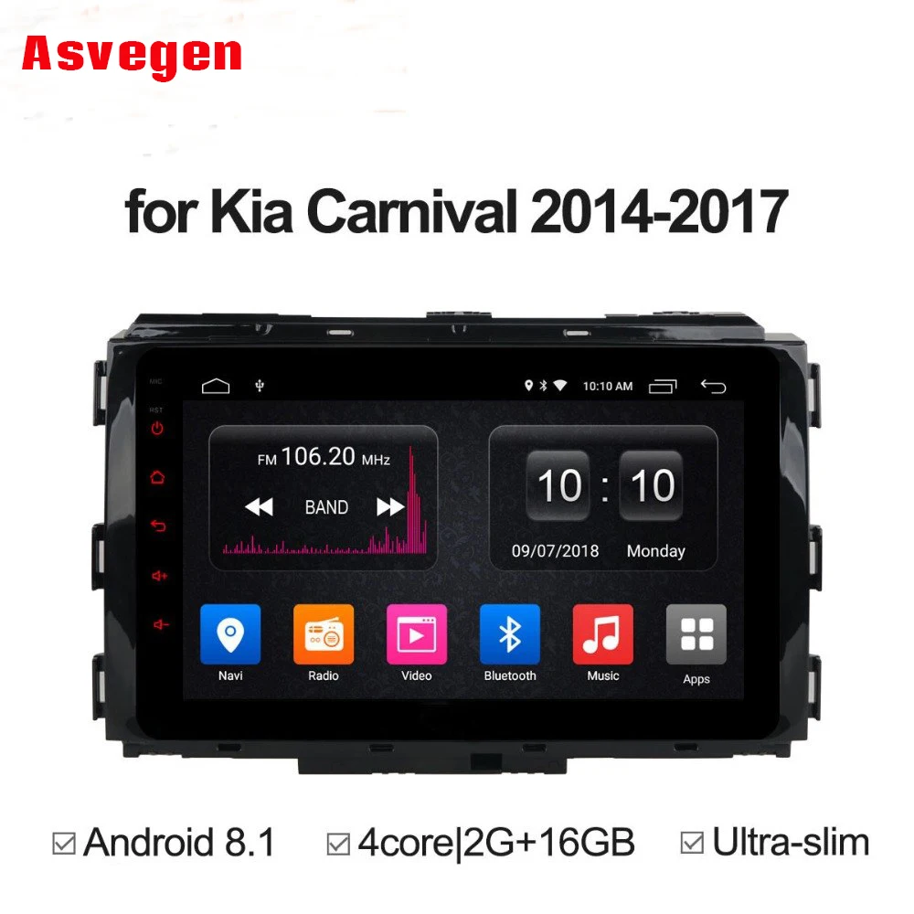 Car DVD Player For KIA Carnival 2014-2018 GPS Radio Stereo 8 inch Android 8.1 Quad core 2G 32G
Car DVD Player For KIA Carnival 2014-2018 GPS Radio Stereo 8 inch Android 8.1 Quad core 2G 32G