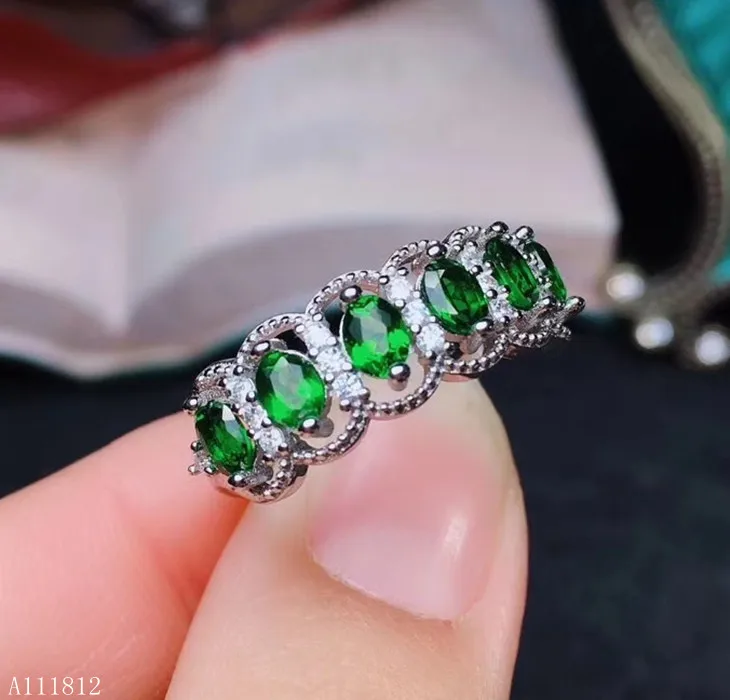 KJJEAXCMY Fine Jewelry 925 Silver-inlaid Natural Gem Diopside Girl Ring Support Detection
KJJEAXCMY Fine Jewelry 925 Silver-inlaid Natural Gem Diopside Girl Ring Support Detection
