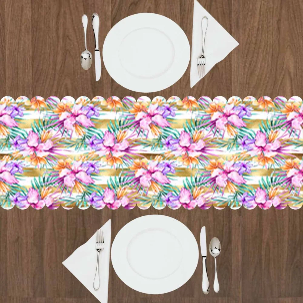 Else Pink Flowers Purple Orange Leaf Floral Yellow Line 3d Print Pattern Modern Table Runner for Kitchen Dining Room Tablecloth
Else Pink Flowers Purple Orange Leaf Floral Yellow Line 3d Print Pattern Modern Table Runner for Kitchen Dining Room Tablecloth