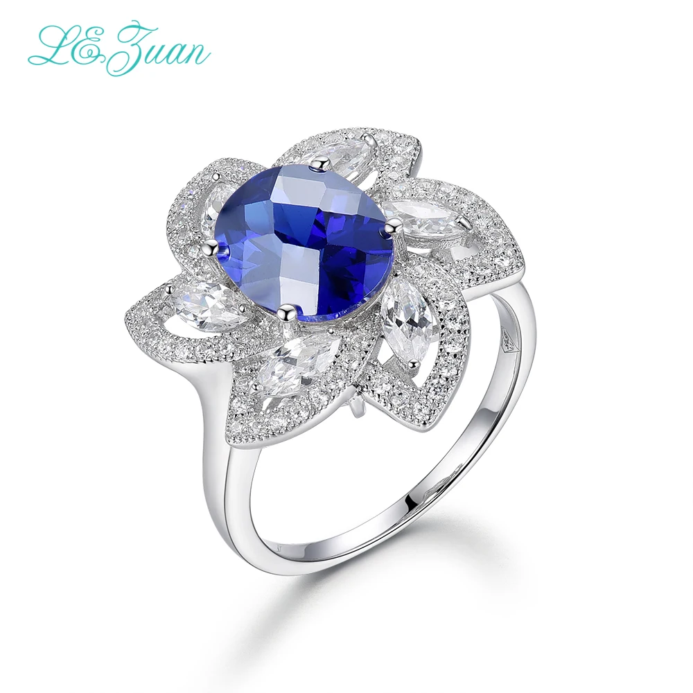 L&zuan 3.66ct Sapphire Gemstone Checkerboard Cut Ring 925 sterling-silver-jewelry Luxury Fine Jewelry Rings For Women R0060-W02
L&zuan 3.66ct Sapphire Gemstone Checkerboard Cut Ring 925 sterling-silver-jewelry Luxury Fine Jewelry Rings For Women R0060-W02