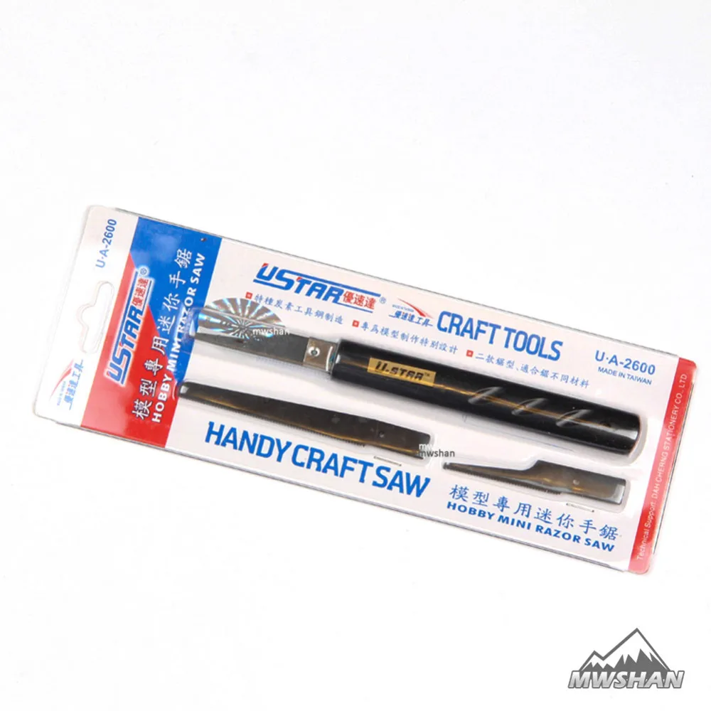 Ustar 92600 Model Handy Craft Saw with 3 Blades Hobby Cutting Tools Accessory DIY
Ustar 92600 Model Handy Craft Saw with 3 Blades Hobby Cutting Tools Accessory DIY