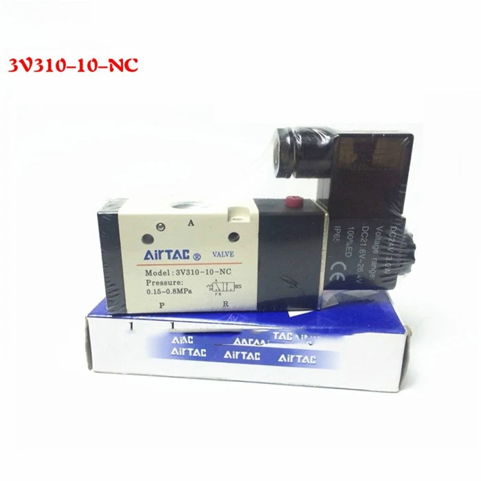 20PCS Free shipping Pneumatic valve solenoid valve 3V310-10-NC Normally closed DC12V 24V AC220V,3/8" , 3 port 2 position 3/2 way
20PCS Free shipping Pneumatic valve solenoid valve 3V310-10-NC Normally closed DC12V 24V AC220V,3/8" , 3 port 2 position 3/2 way