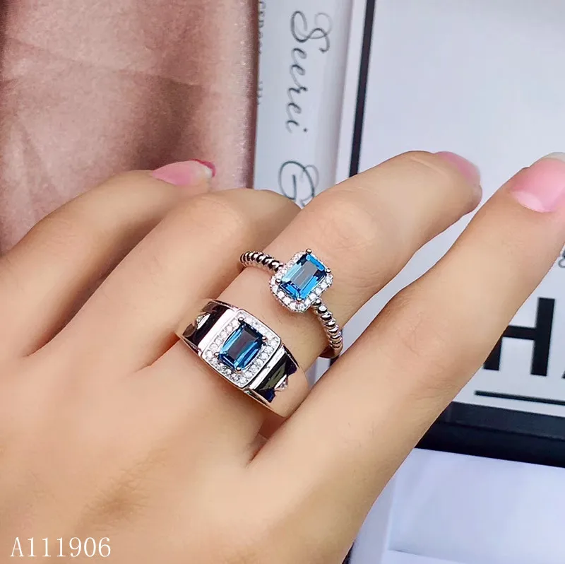 KJJEAXCMY boutique jewelry 925 sterling silver inlaid natural gemstone blue topaz men and women couple ring support detection ex
KJJEAXCMY boutique jewelry 925 sterling silver inlaid natural gemstone blue topaz men and women couple ring support detection ex