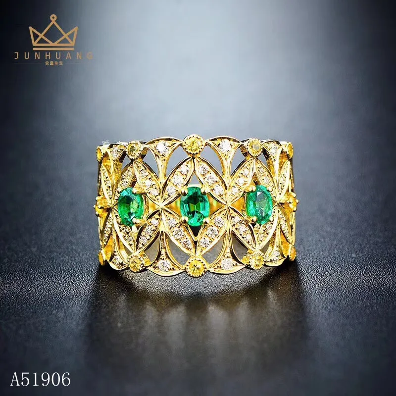 KJJEAXCMY Fine Jewelry 925 sterling silver inlaid natural emerald female ring support test bnm
KJJEAXCMY Fine Jewelry 925 sterling silver inlaid natural emerald female ring support test bnm