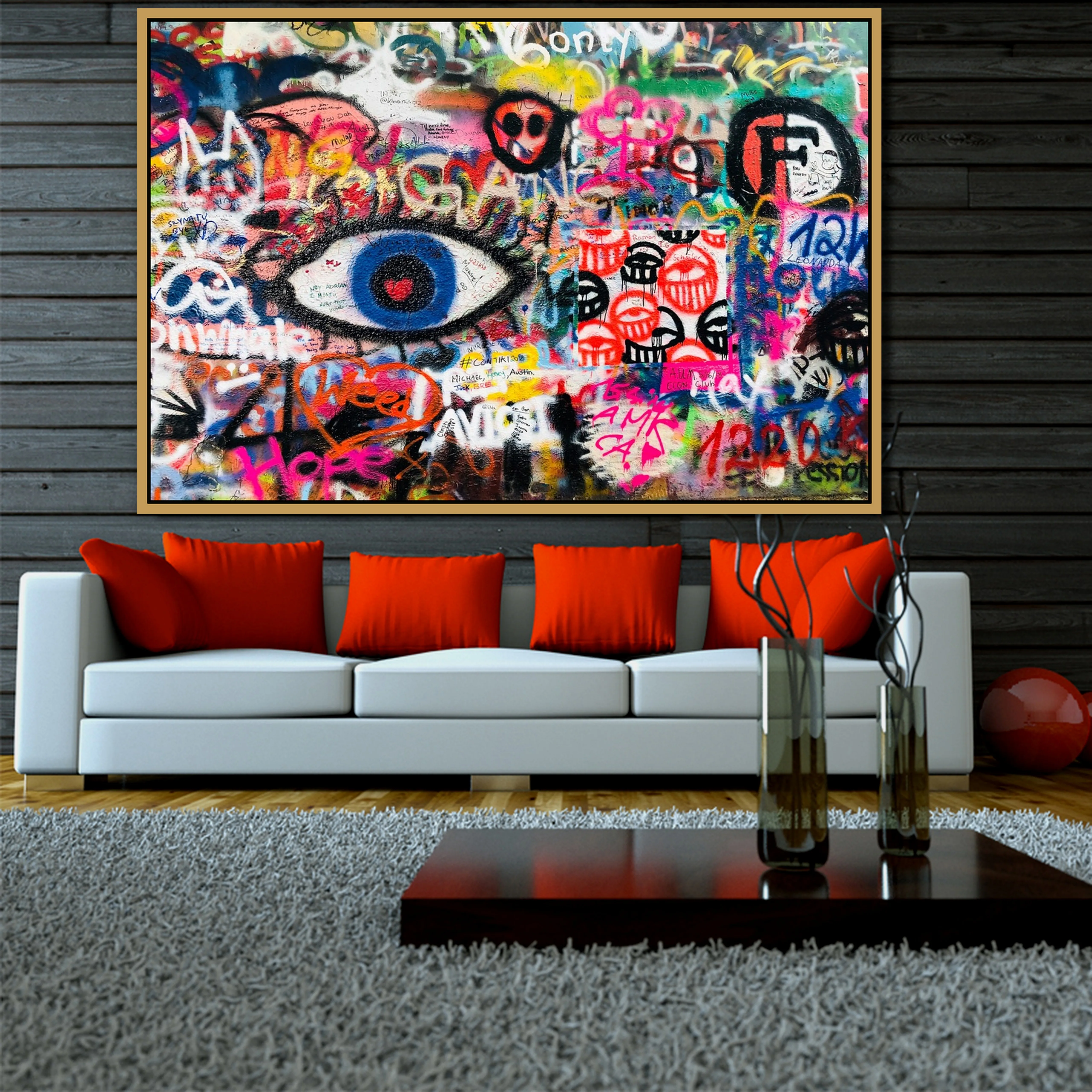 Eyes Urban Street Art Graffiti Wall Art Poster Wall Photo Pictures Wall Art Living Room Wall Decor Painting Canvas Print
Eyes Urban Street Art Graffiti Wall Art Poster Wall Photo Pictures Wall Art Living Room Wall Decor Painting Canvas Print