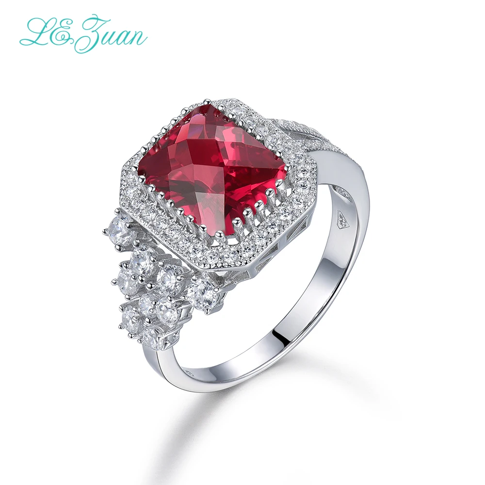 L&zuan Classical Design 3.62ct Ruby Gemstone Red Stone Ring 925 Sterling Silver Jewelry Rings For Women Fine Jewelry R0065-W01
L&zuan Classical Design 3.62ct Ruby Gemstone Red Stone Ring 925 Sterling Silver Jewelry Rings For Women Fine Jewelry R0065-W01