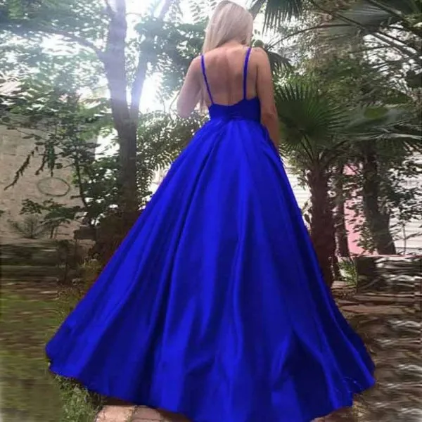 Grape Purple Satin Dress V-neck Prom Long Dresses Leg Split Open Back Black Evening Gowns With Straps vestidos de graduacion
Grape Purple Satin Dress V-neck Prom Long Dresses Leg Split Open Back Black Evening Gowns With Straps vestidos de graduacion