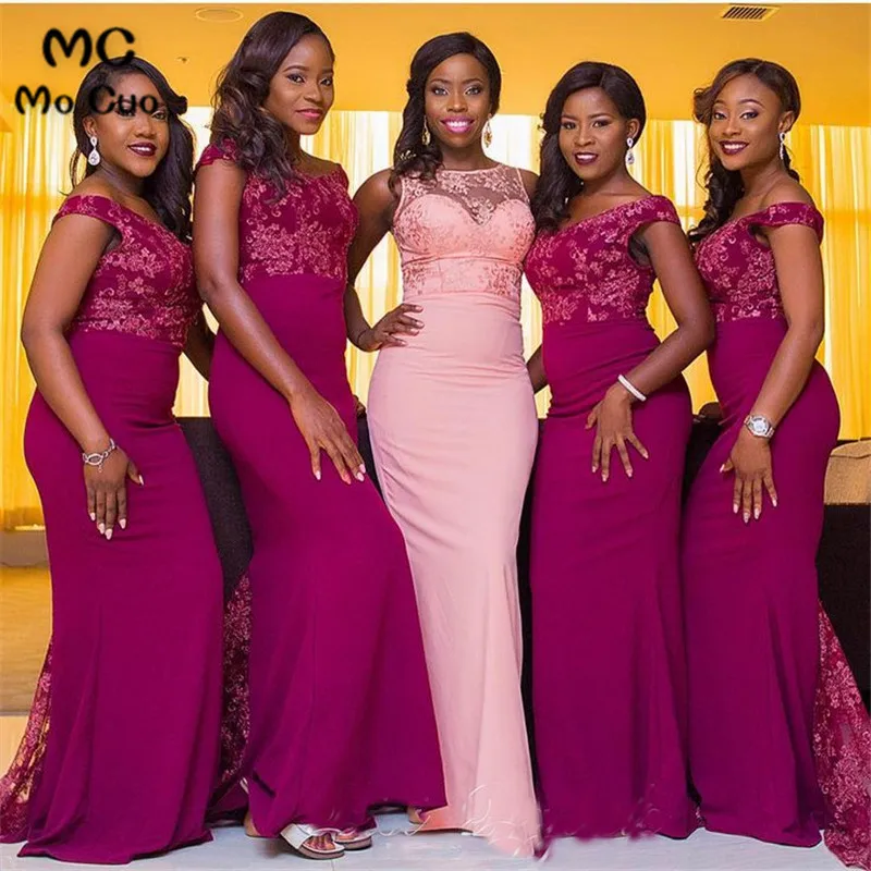 2019 In Stock Arabic African Mermaid Bridesmaid Dresses with Lace Wedding Party Dress Custom Made Women Bridesmaid Dress Long
2019 In Stock Arabic African Mermaid Bridesmaid Dresses with Lace Wedding Party Dress Custom Made Women Bridesmaid Dress Long