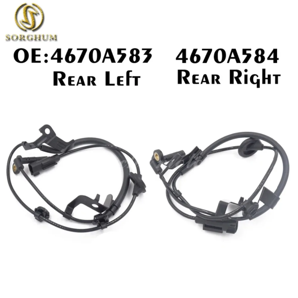 New Pair 4670A583 4670A584 Rear Left & Right ABS Wheel Speed Sensor For Mitsubishi 4WD Outlander Lancer 07-12
New Pair 4670A583 4670A584 Rear Left & Right ABS Wheel Speed Sensor For Mitsubishi 4WD Outlander Lancer 07-12