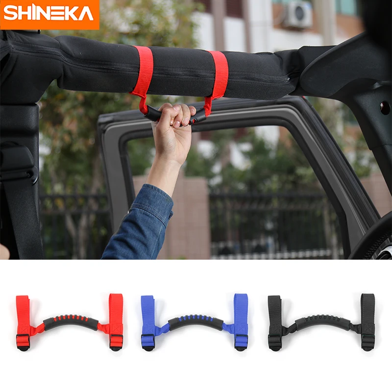 SHINEKA 4x4WD Armrest Top Grab Handles Grip Bar Pulling Tab Roll Bar Mount For Jeep Wrangler CJ TJ JK JL Sports Sahara Rubicon
SHINEKA 4x4WD Armrest Top Grab Handles Grip Bar Pulling Tab Roll Bar Mount For Jeep Wrangler CJ TJ JK JL Sports Sahara Rubicon