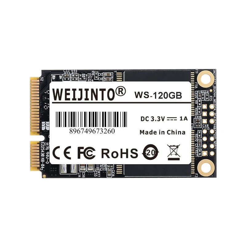 WEIJINTO mSATA 256GB Mini SATA Internal Solid StateHard Drive For Laptop Server | Компьютеры и офис