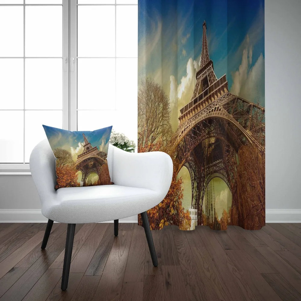 Else Paris Eiffel Tower Autumn Vintage Florals Trees 3D Print Living Room Bedroom Window Panel Curtain Combine Gift Pillow Case
Else Paris Eiffel Tower Autumn Vintage Florals Trees 3D Print Living Room Bedroom Window Panel Curtain Combine Gift Pillow Case